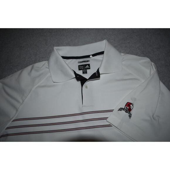 Adidas Golf Polo Shirt Mens Size Medium Polyester Performance Sweetwater - Picture 9 of 10